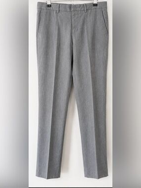 Express Men’s Slim Fit Dress Pants 36x34 Charcoal Gray Work Office Slacks